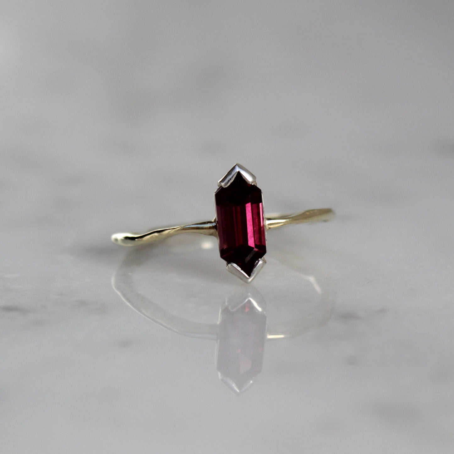 Ribbon ring Hexagon