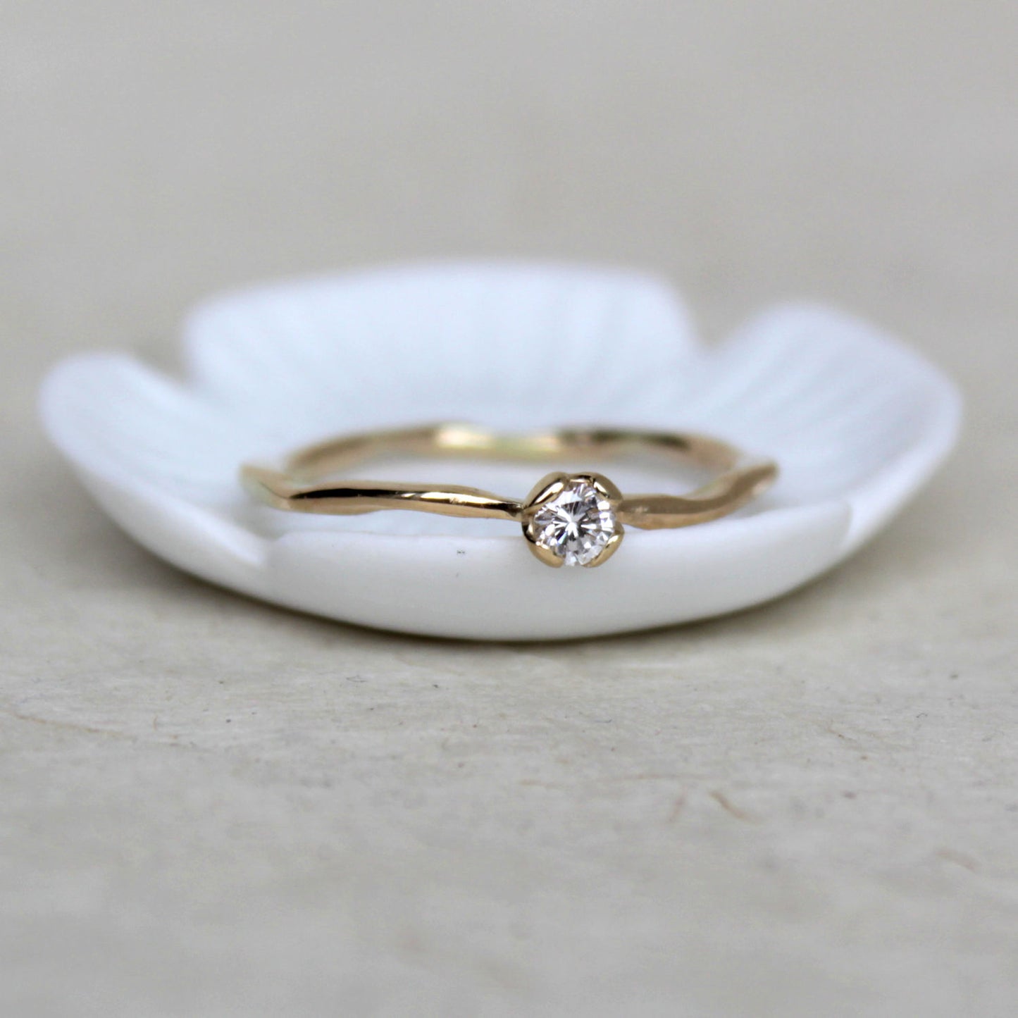 verlovingsring met diamant