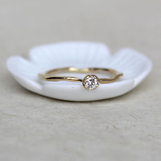 verlovingsring met diamant